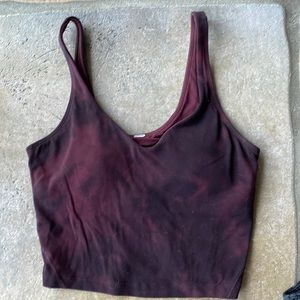 lululemon align tank (tie dye)